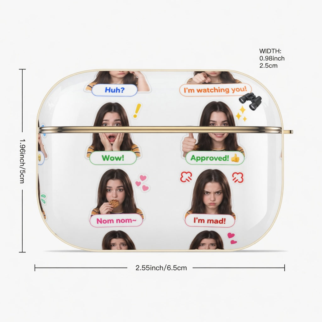 Custom Photo Collage AirPods Case – Personalized Picture Case