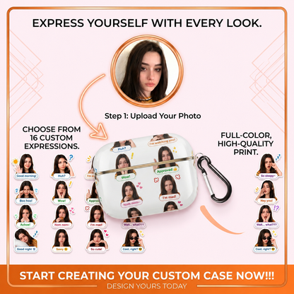 Custom Photo Collage AirPods Case – Personalized Picture Case