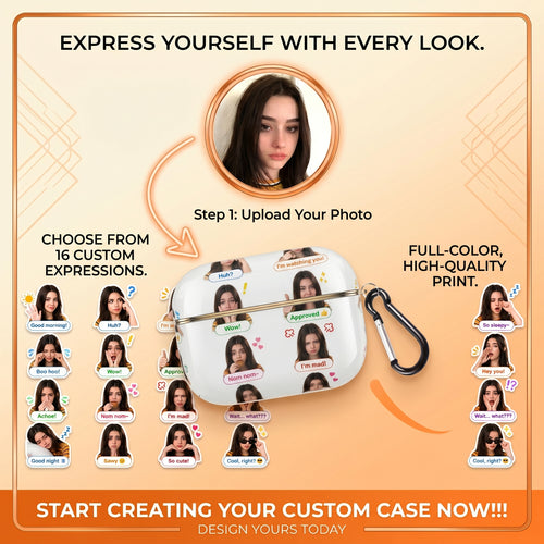 Custom Photo Collage AirPods Case – Personalized Picture Case
