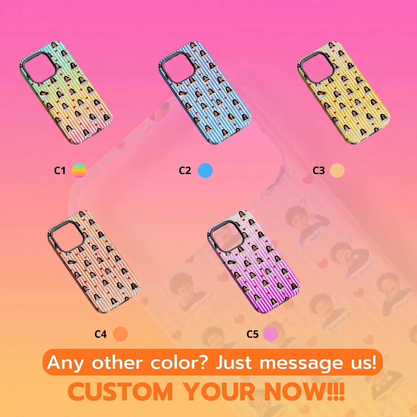 Personalized Photo Collage Case for iPhone, Samsung & AirPods – Custom Picture Case
